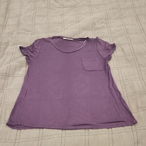 Active Basic Purple Short Sleeve Tee Size L!
